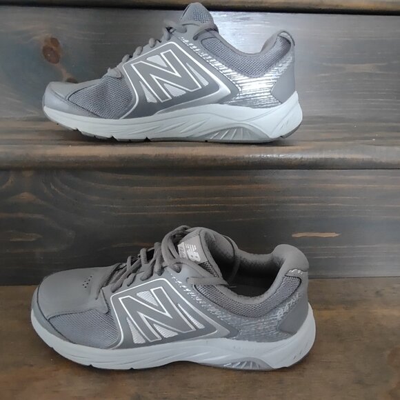 New Balance Women's 847V3 ABZORB Gray Silver Walking Shoes Size 9.5 - Picture 6 of 13
